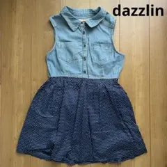 dazzlin ミニワンピース デニム 切り返し 平成 ギャル y2k