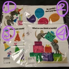 【最終価格】【新品】レオレオニ ループ付 タオルハンカチ ４枚セット