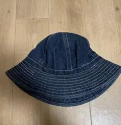 デニム バケットハット ストライプ