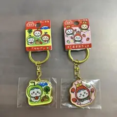 ちいかわ　ハチワレ　ご当地キーホルダー　果物セット　信州　りんご　福岡　あまおう