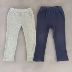 ストレッチ素材 ボトムス 100cm 2枚セット