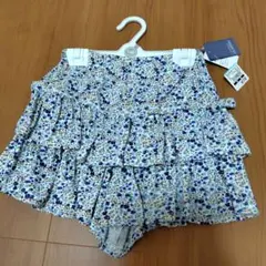 フラワープリント フリルスカート 140