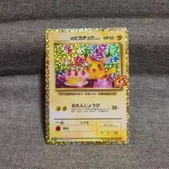 誕生日ピカチュウ 25th