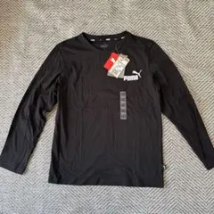 PUMA ブラック 長袖カットソー 140