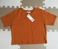 WEGO リブショートTシャツ オレンジ　新品