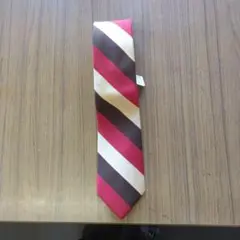 J.PRESS ストライプ ネクタイ 赤・茶・クリーム