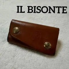 IL BISONTE イルビゾンテ レザー 4連キーケース ヤケヌメ ブラウンのサムネイル