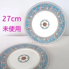未使用 WEDGWOOD フロレンティーン ターコイズ ディナープレート 2客のサムネイル