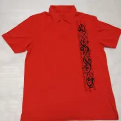 Crazy Shirts ピマコットン ポロシャツ オレンジ M（未着用）のサムネイル