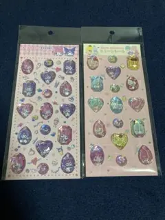 サンリオ　ストーンシール　マイメロ　クロミちゃん　ステッカー　2枚セット