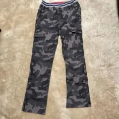 迷彩柄 カーゴパンツ ゴムウエスト