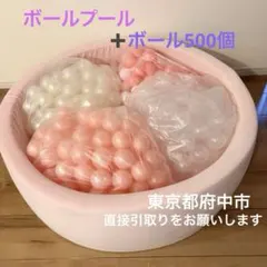 500 밀리오 핑크 볼이 있는 볼 풀