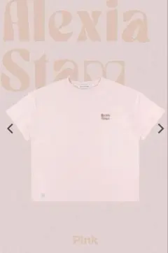 Alexia Stam アリシアスタン ピンク Tシャツ 半袖のサムネイル