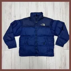 ヴィンテージ ザノースフェイス ヌプシ ダウンジャケット 700フィル 紺 L