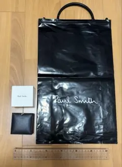 Paul Smith ストライプタグ付きボックス（空箱のみ）と袋のセット