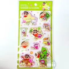 【新品】 クレヨンしんちゃん　シェイカーステッカーズ　チョコビとといっしょのサムネイル