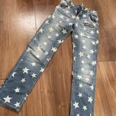 SISTER JENNI 星柄デニムスキニーパンツ　130