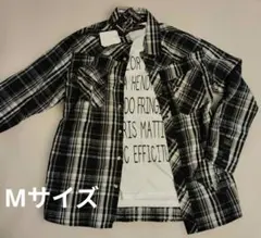 ☆新品タグ付き☆　メンズ　Мサイズ　長袖シャツ＆Tシャツセット