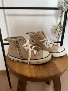コンバース ハイカットスニーカー ベージュ
