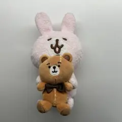 ウサギとクマのぬいぐるみ 約15cm