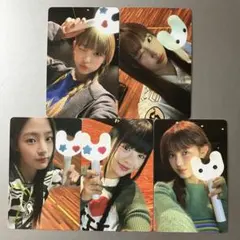 NEWJEANS LIGHT STICK ペンライト トレカ　5枚セット 2025年最新】newjeans ペンライト トレカ 5枚セットの人気