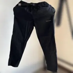 8iming by beams ストレッチブラックパンツ ウエストベルト付き