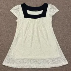 Honeysuckle Rose レース 半袖 チュニック Mサイズのサムネイル
