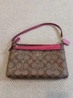 COACH シグネチャー ショルダーバッグ ポーチ付きのサムネイル