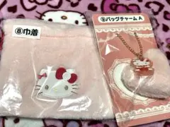 サンリオ　当りくじ ハローキティ 巾着・バッグチャーム セット