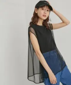 ROPÉ PICNIC チュールカットトップス