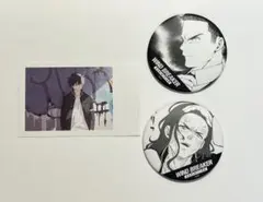 ウィンブレ展　杉下京太郎　中村幹路　桜遙　原作コマ缶バッジ　場面写ポートレート