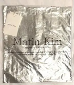 【新品】正規品　MatinKim トートバッグ　SILVER