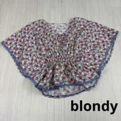 blondy 花柄 ノースリーブ トップス Free ブラウス　ベスト　レース