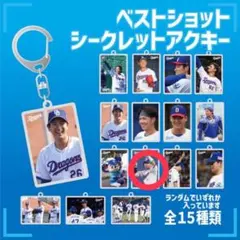 中日ドラゴンズ　ベストショットシークレットアクキー　村松開人選手