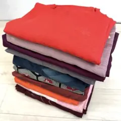 A-11【道行 羽織】10枚大量まとめ 着物 リメイク 正絹 紬 小紋