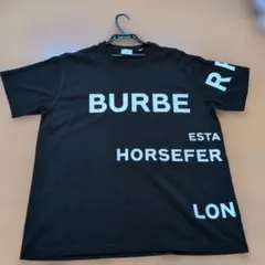 バーバリーロンドン ホースフェリー Tシャツ ブラック