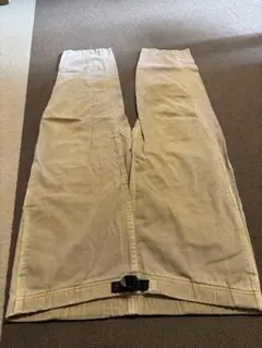 GRAMICCI ベージュ ストレートレッグパンツ コットン混紡