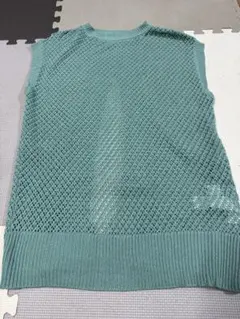 【お値下げ‼︎】AZUL by moussy かぎ編み ノースリーブのサムネイル