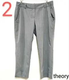 訳アリ theory セオリー スラックス パンツ グレー M 匿名配送