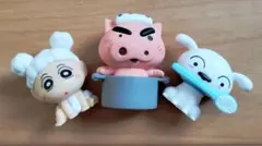 クレヨンしんちゃん のんびりバスタイム 3体セット