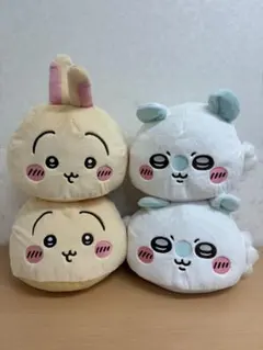 ちいかわ　プレミアムドームクッション　うさぎ　モモンガ　4個セット