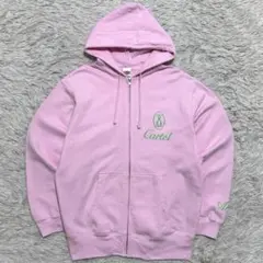 新品同様 SICARIO CARTEL フルジップ パーカー ピンク Lサイズ