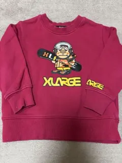 XLARGE スノーボードキャラクター トレーナー 100cm