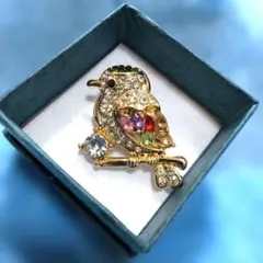 【新入荷】No.65　小鳥のブローチ