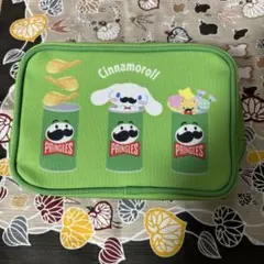 シナモロール　シナモン　サンリオ　プリングルス　コラボ　ポーチのサムネイル