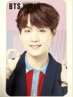 【BTS】#38⑤フォトカード ★WORLD_B★ SUGA ユンギ