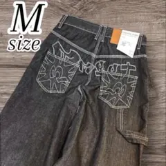 黒バギーデニム