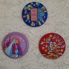 ディズニー 刺繍缶バッジ 2　モンスターズ・インク　リメンバー・ミー　アナ雪