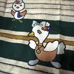 ★09★ 昭和レトロな布　犬　クマ　鳥　動物　生地　リメイク　はぎれ　古布