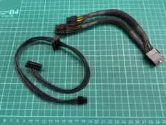 ミニ6ピン SATA 電源ケーブル / GPU分岐電源ケーブル 8ピン（6+2）